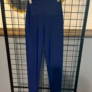 Women's Blue High-Waisted Leggings